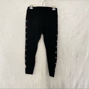 Petite Leggings with Eyelet Detail